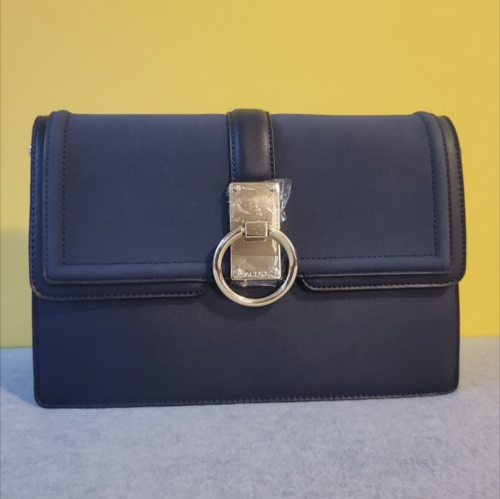 Aldo Navy Blue Handbag